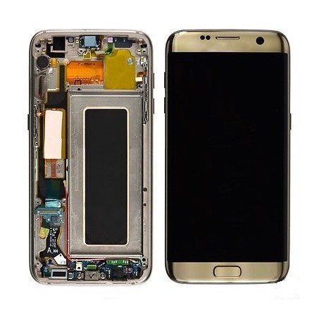 Samsung S7 EDGE Ekran Gold