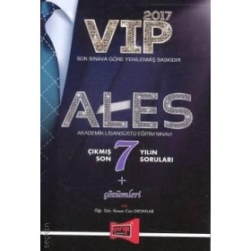 ALES VIP Son 7 Yılın Çıkmış Soruları ve Çözümleri 2017