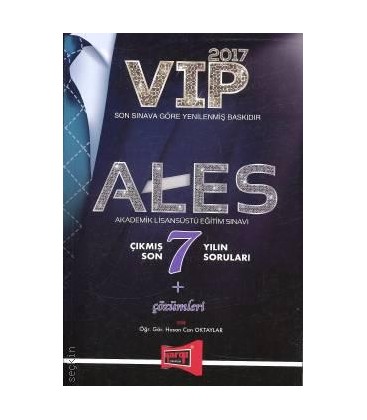 ALES VIP Son 7 Yılın Çıkmış Soruları ve Çözümleri 2017
