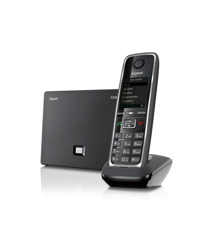 Телефон dect gigaset c530 a black обзор