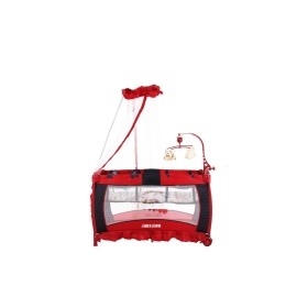 Wellgro  Cibinlikli Park Yatak Kırmızı -Lacivert (60x120)