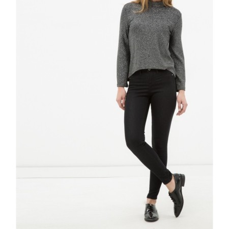 Koton Skinny Düz, Yüksek Bel, Dar Paça Jean Pantolon  6YAK47041DDBA3