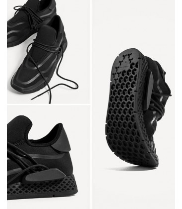 Zara Men Black Sneakers  Ayakkabı 2435/202/040