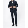 Abdullah Kığılı Desenli Mono Yaka Smokin Damatlık Seti 7Y1J4M3505F52