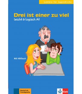 Drei İst Einer Zu Viel mit Hörbuch -Leicht&logisch A1