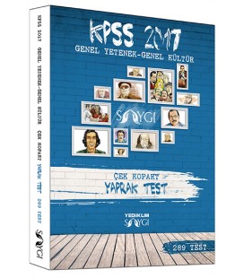 2017 KPSS Genel Yetenek Genel Kültür Çek Kopart Yaprak Test Yediiklim Yayınları