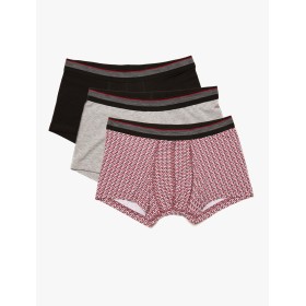 Koton 3'lü Erkek Boxer  8KLM91213BK04H