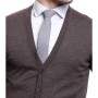 Karaca Erkek Regular Fit Triko Hırka - M. Kahve 113401006