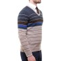 Çift Geyik Karaca Erkek Slim Fit Triko Kazak - Bej 113401048
