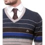 Çift Geyik Karaca Erkek Slim Fit Triko Kazak - Bej 113401048