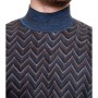 Karaca Erkek Slim Fit Triko Kazak - Kahve & Petrol 113401330