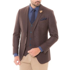 Karaca Erkek Slim Fit 6 Drop Ceket - Kahve 115402617