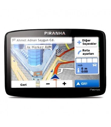 4.3 inch GPS navigation system with Piranha Patriot
