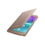 Original Leather Case for Samsung Note 4 N910 smart features from LED Wallet