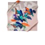 Aker İpek Krep Saten Eşarp 7291701-362 - 90X90 %100 İpek Eşarp