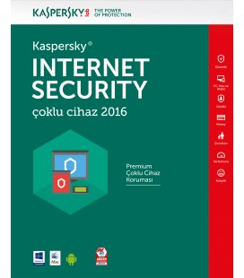 Kaspersky Internet Security Çoklu Cihaz 2016 1 Kullanıcı 1 Yıl