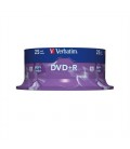 Verbatim DVD+R 16x speed 4.7 GB in 25 pcs