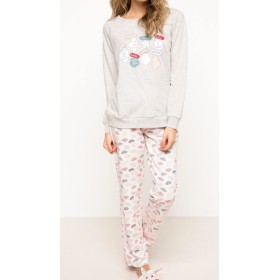 DeFacto Kadın Desenli Pijama Takımı H3899AZ PN262
