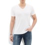 Blue V-Neck T-Shirt White 064485-620