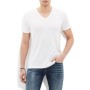 Blue V-Neck T-Shirt White 064485-620