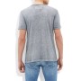 Gray Blue Men's T-Shirt, Slim Fit, 064325-23647
