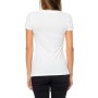 164596-620 A Blue Shirt Combed Cotton Basic V-Neck White