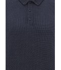 Blue Men's T-Shirt Navy Blue Polo T-Shirt, Slim Fit, 064334-23077