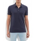 Blue Men's T-Shirt Navy Blue Polo T-Shirt, Slim Fit, 064491-23077