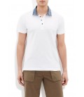 062685-20454 Polo Shirt Blue Polo Shirt White