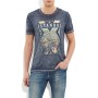 Blue Men's T-Shirt Dark Grey Shirt 063912-23038 Istanbul