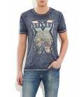 Blue Men's T-Shirt Dark Grey Shirt 063912-23038 Istanbul