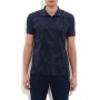 Printed Blue Slim Fit Polo Shirt Blue 064218-23127