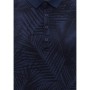 Printed Blue Slim Fit Polo Shirt Blue 064218-23127