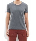Blue Grey Men's T-Shirt Slim Fit 063504-23647