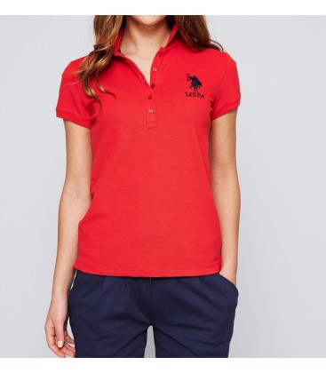 U.S. Polo Assn. T-Shirt G082SZ011.CLOVER.Red 421315