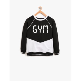 Koton Yazılı Baskılı Sweatshirt 8KKG12369YK999