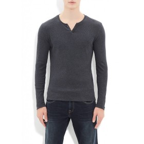 Blue Long Sleeve Men's T-Shirt 063984-21618