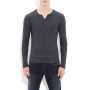 Blue Long Sleeve Men's T-Shirt 063984-21618