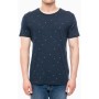 Navy Blue Printed T-Shirt 064385-24413