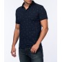 Blue men's printed T-Shirt 064380-24405