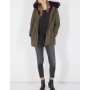 110215-24865 Blue Hooded Ladies Coat