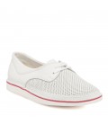 Z17I1AY63343 ladies shoes white leather Tergan