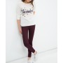 The hollow Collar cotton Sweatshirts Printed 6KAL16936OK002