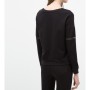 The woman in black cotton sweatshirt 6KAL11572JK999