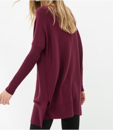 Women's long sleeve Plain cotton Sweater 7KAK94842OT480