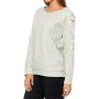 Blue Lace Shoulder Sweatshirt Women's Sweatshirts 164614-20076