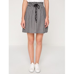 Skirt Regular Waist cotton plaid 7YAK72254UW01T
