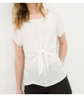 Cotton blouse women's flat 6YAK62425CW000