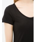 Hollow neck Cotton T-Shirt 6YAK12298YK999
