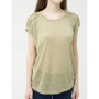 Cotton Shoulder Detail T-Shirt 6YAL11824OK802